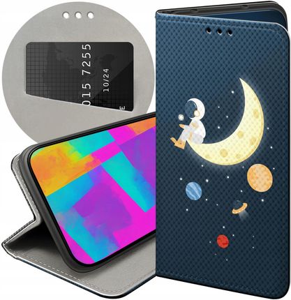 Hello Case Etui Z Klapką Do Samsung Galaxy S7 Księżyc Gwiazdy Kosmos Planety
