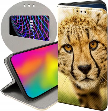 Hello Case Etui Z Klapką Do Samsung Galaxy S21 Fe Gepard Cętki Panterka Futerał