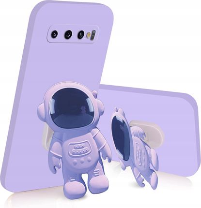 Itel Etui Silikon Astronauta 6D Do Samsung S10 Plus Uchwyt Podstawka Case +Folia