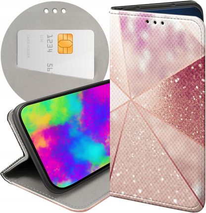 Hello Case Etui Z Klapką Do Samsung Galaxy J7 2017 Różowe Złoto Róż Futerał Case