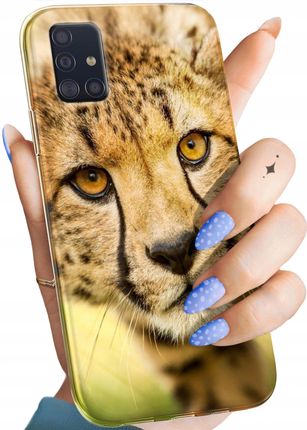 Hello Case Etui Do Samsung Galaxy A51 5G Gepard Cętki Panterka Obudowa Pokrowiec