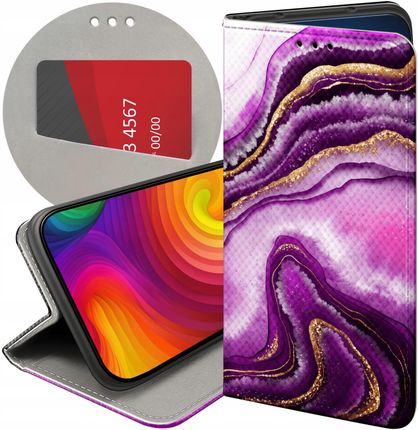Hello Case Etui Do Samsung Galaxy J7 2016 Różowy Marmur Purpura Róż Marmur Case