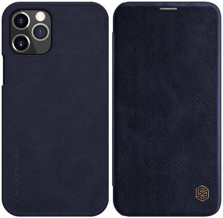 Nillkin Qin Leather Case Etui Apple Iphone 12 Pro Max Blue
