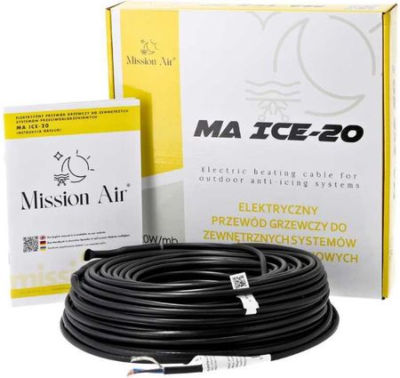 Kabel grzewczy przeciwoblodzeniowy MA ICE-20W/m 50 m