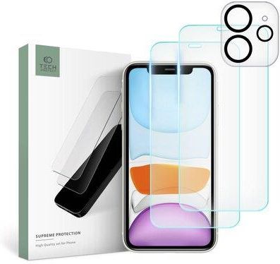 Tech-Protect Tech Protect Szkło Hartowane Supreme Set Iphone 11 Clear