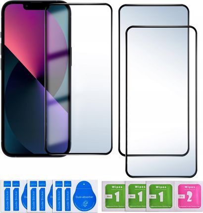 Krainagsm 3X Szkło Hartowane 5D Do Iphone 13 Pro 14 Pełne Na Cały Ekran 9H
