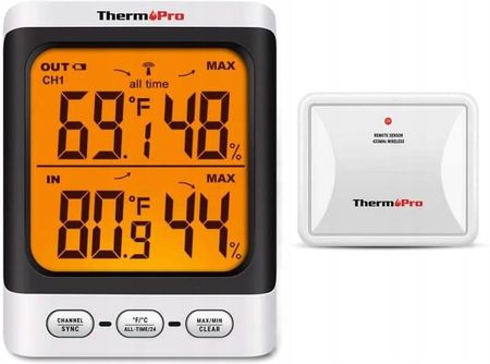 Thermopro Termometr Higrometr Zewnętrzny Tp-62 (Tp62)