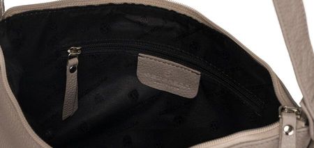 Torba skórzana+portfel PTN D73-DS Dark Beige - zdjęcie 6