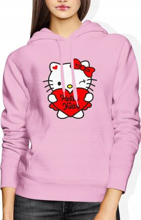 Hello Kitty Kawaii Bluza Kot Anime Damska Rozm M