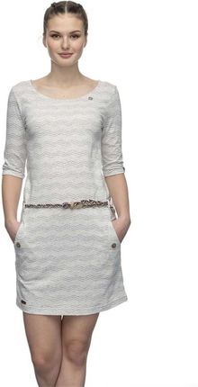 sukienka RAGWEAR - Tanya Zig Zag White (WHITE) rozmiar: S