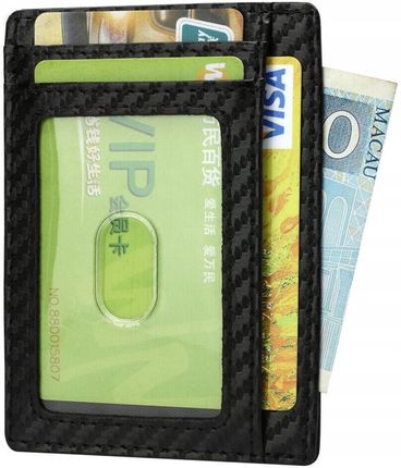 Portfel Rfid Slim Cienki Etui Na Karty Dokumenty 2 - zdjęcie 2