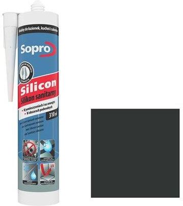 Sopro Silikon sanitarny antracyt 66 310ml - zdjęcie 1 Sopro Silikon sanitarny antracyt 66 310ml