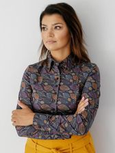 Zdjęcie Czarna bluzka w kolorowe liście - Dolsk