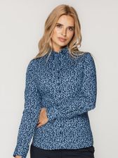 Zdjęcie Granatowa bluzka w drobne liście - Strumień