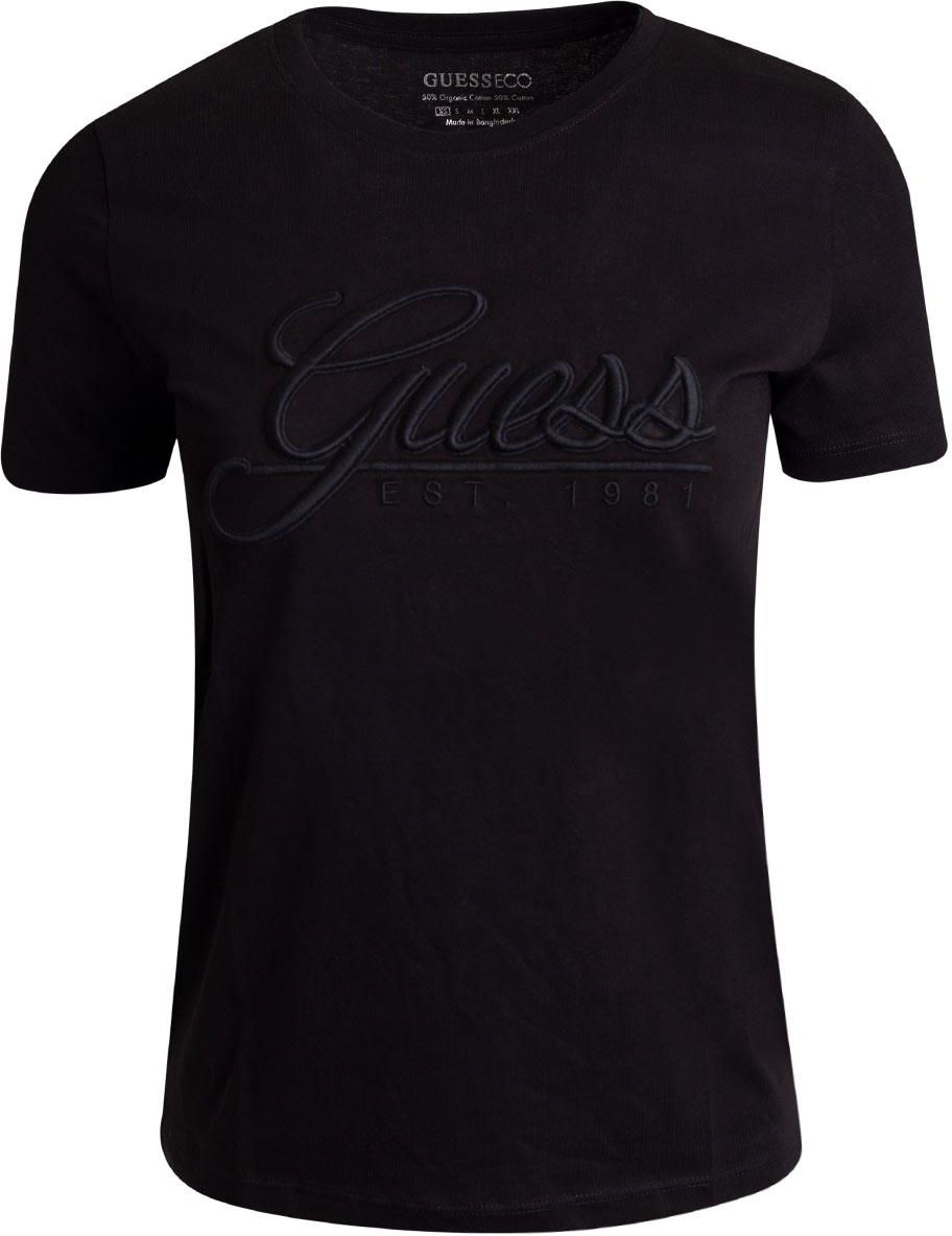 T-Shirt Uomo GUESS CORE TEE JBLK - Cotone Biologico, Vestibilità Regolare, Colore Nero (M2YI36 I3Z14)