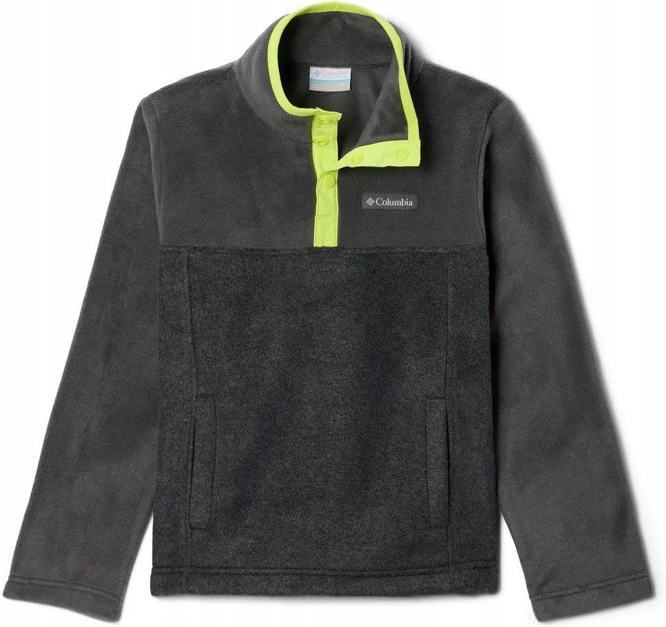 Columbia Steens Mountain 1/4 Snap Fleece Pull-over Felpa In Pile Unisex - Bambini e ragazzi