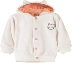 BLUZA POLAR DZIEWCZĘCA Z KAPTUREM KOTEK 62 CM 5.10.15