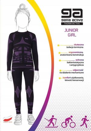 GATTA Komplet Thermo Junior Girl 122-128