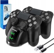 Stacja dokująca PS4 do pada czarna pozioma ładowarka