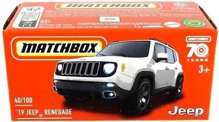 Mattel Matchbox 19 Jeep Renegade  Seria 2023 HLF23