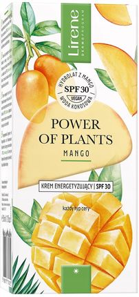 Krem Lirene Power Of Plants Mango Energetyzujący Spf 30 na dzień 50ml