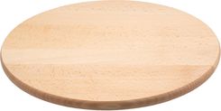TACA OBROTOWA DREWNIANA 25CM DESKA PATERA DO PIZZY SERÓW PRZYSTAWEK