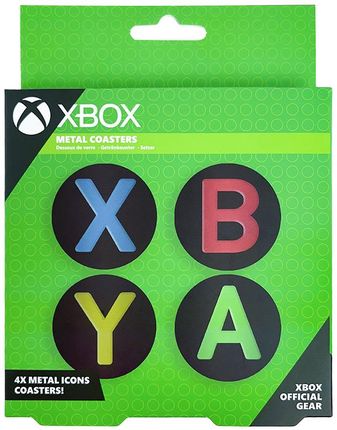 Paladone ABXY Zestaw Metalowych Podkładek Xbox