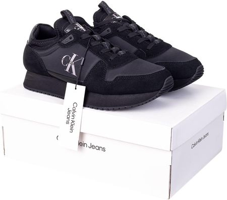 CALVIN KLEIN BUTY MĘSKIE RUNNER SOCK LACEUP NY-LTH BLACK