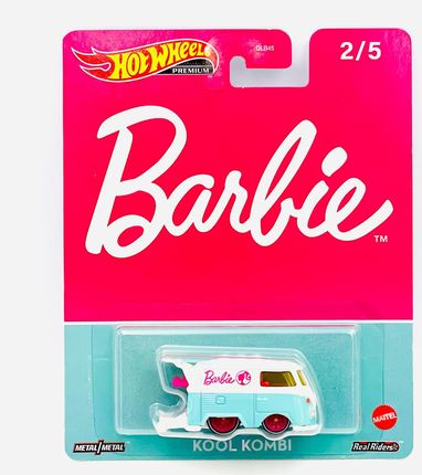Hot Wheels Premium Kool Kombi Pop Culture Barbie 1:64 DLB45 HCP03