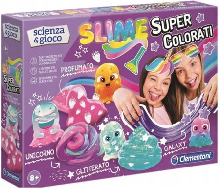 Clementoni Zestaw Kreatywności Dla Dziecka Plastyczna Zabawa Slime Gluty Fabryka
