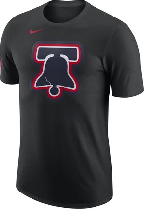 T-shirt męski Nike NBA Philadelphia 76ers City Edition - Czerń