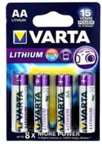Bateria litowa AA R6 1.5V L91 Varta 4szt
