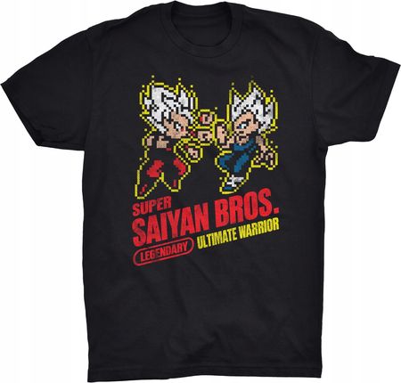 Saiyan Bros Koszulka Dragon Ball Mario Goku