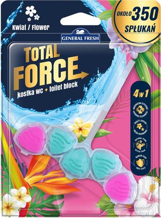 Kostka do WC General Fresh Total Force Kwiatowy 
