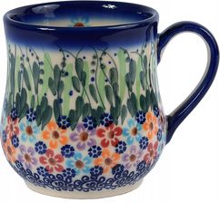 Ceramika Beata Wozniak Ceramiczny Kubek 350Ml Styl Bolesławiec (Q102Daisy)