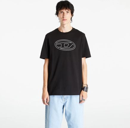 Diesel T-Just-Bigoval Short Sleeve T-Shirt Black