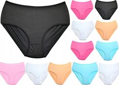 Majtki Duże Figi Bambusowe Pełne 5XL/6XL 12-pak
