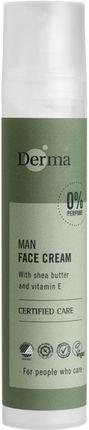 Derma Man Face Cream Krem Do Twarzy Dla Mężczyzn Masło Shea & Vitamin E 50 Ml