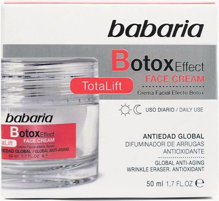 Krem Babaria Botox Effect Face Cream Przeciwstarzeniowy na dzień i noc 50ml