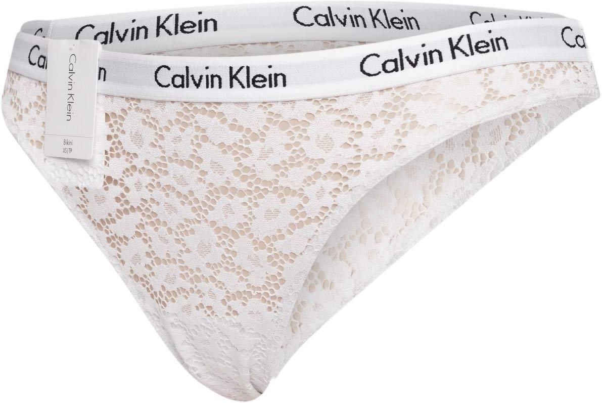 CALVIN KLEIN BIKINI DAMSKIE MAJTKI BIAŁE 000QD3860E 5GE Rozmiar: S ...