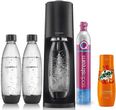 Sodastream  Saturator Terra Black + 2 Butelki Fuse 1l + Syrop Mirinda