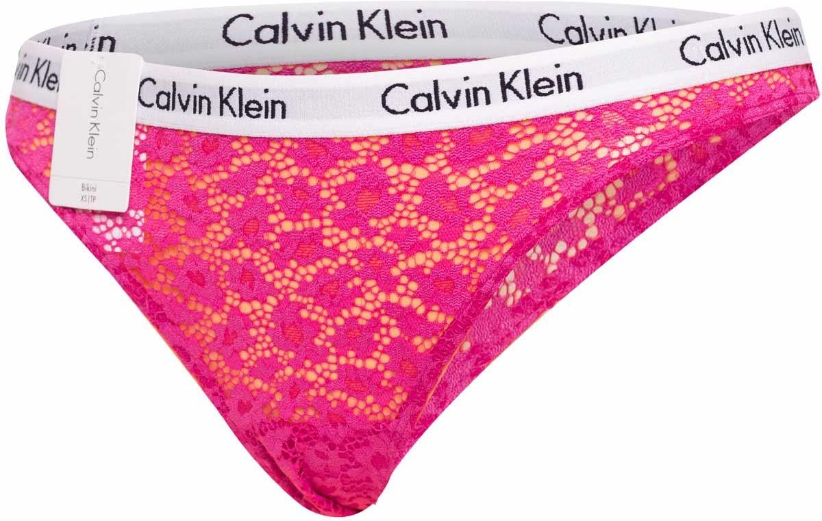 CALVIN KLEIN BIKINI DAMSKIE MAJTKI 1P RÓŻOWE 000QD3860E VHZ Rozmiar: S ...