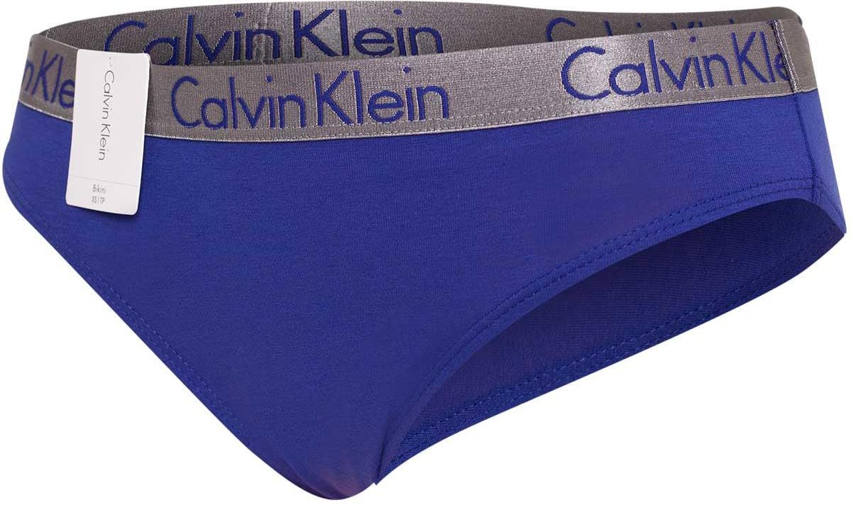 CALVIN KLEIN BIKINI DAMSKIE MAJTKI 1P KOBALTOWE 000QD3540E CMB Rozmiar ...