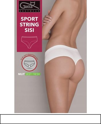 GATTA Majtki SP.String Sisi M/White