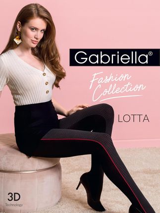 GABRIELLA LOTTA Rajstopy damskie 2-S / Nero Smoky