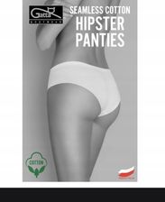 Zdjęcie GATTA Seamless Cotton Hipsters Panties XL / Black - Nekla