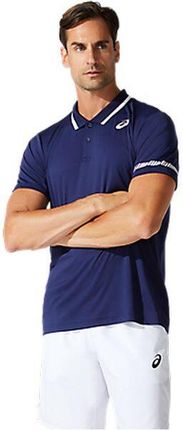 Asics Koszulka Sportowa Męska Court Polo Shirt Niebieskie
