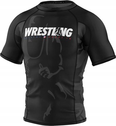 Koszulka Sportowa Męska Treningowa Termoaktywna Rashguard Bold Wrestling Xl