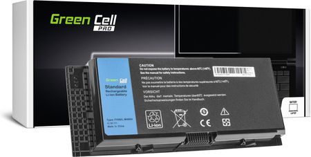 Green Cell PRO FV993 FJJ4W PG6RC R7PND do Dell Precision M4600 M4700 M4800 M6600 M6700 M6800 (DE45PRO)