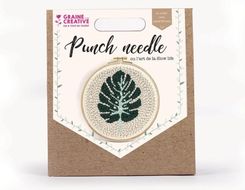 Zdjęcie Graine Creative Zestaw Punch Needle Liść Monstery D 20cm GC420201 - Bełchatów